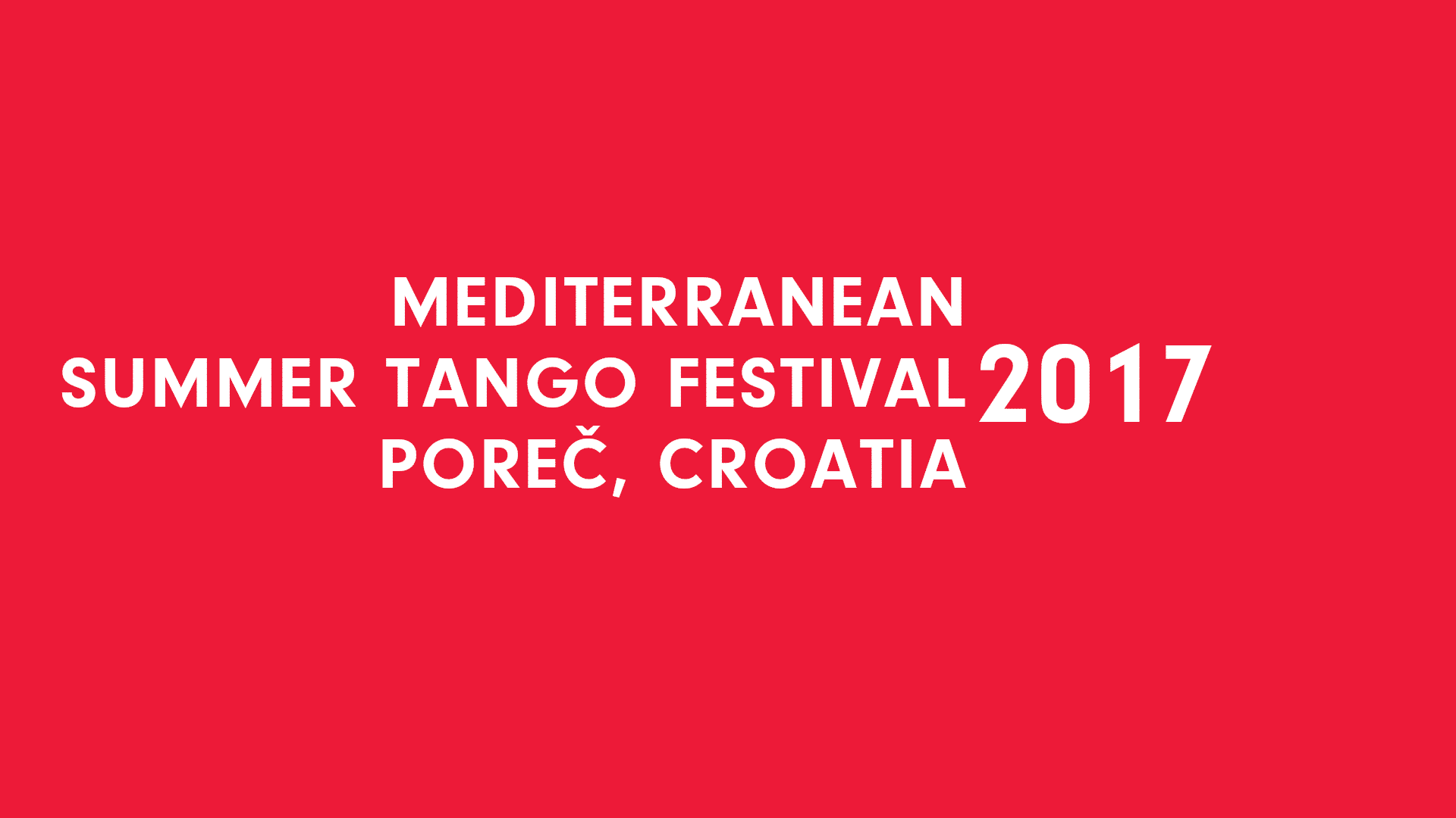Mediterranean Summer Tango Festival 2017 Preview Image