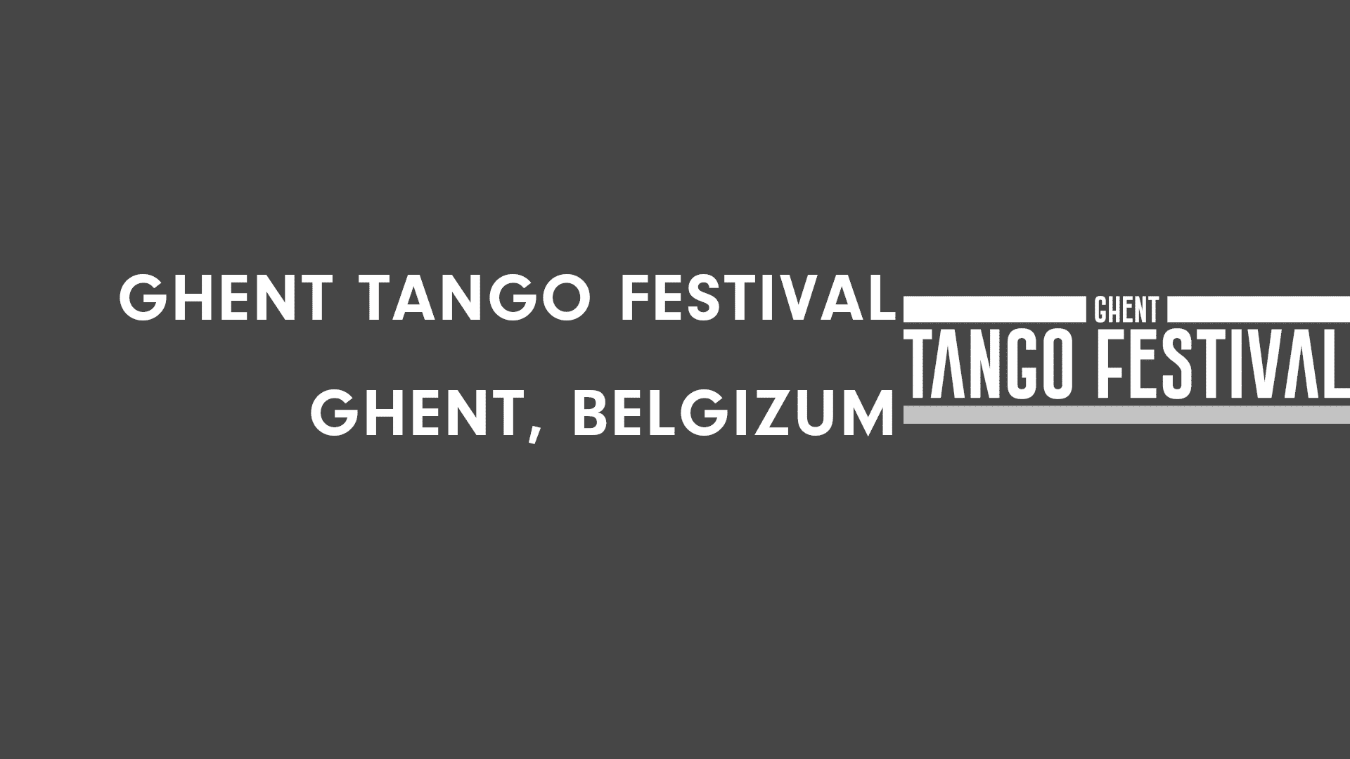 Ghent Tango Festival