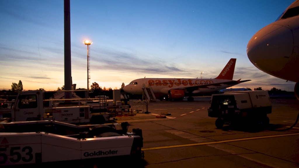 Sunrise at Tegel Airport