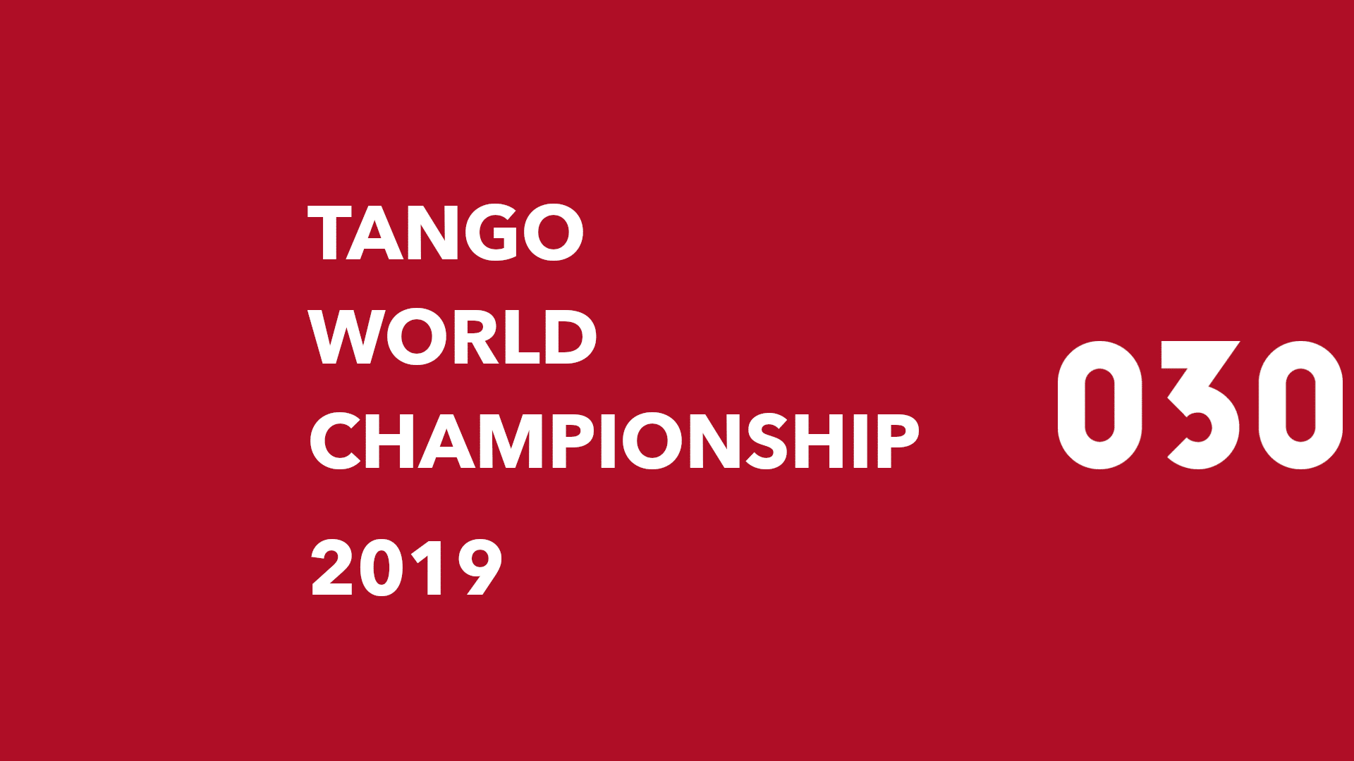 Tango World Championship 2019 event picture