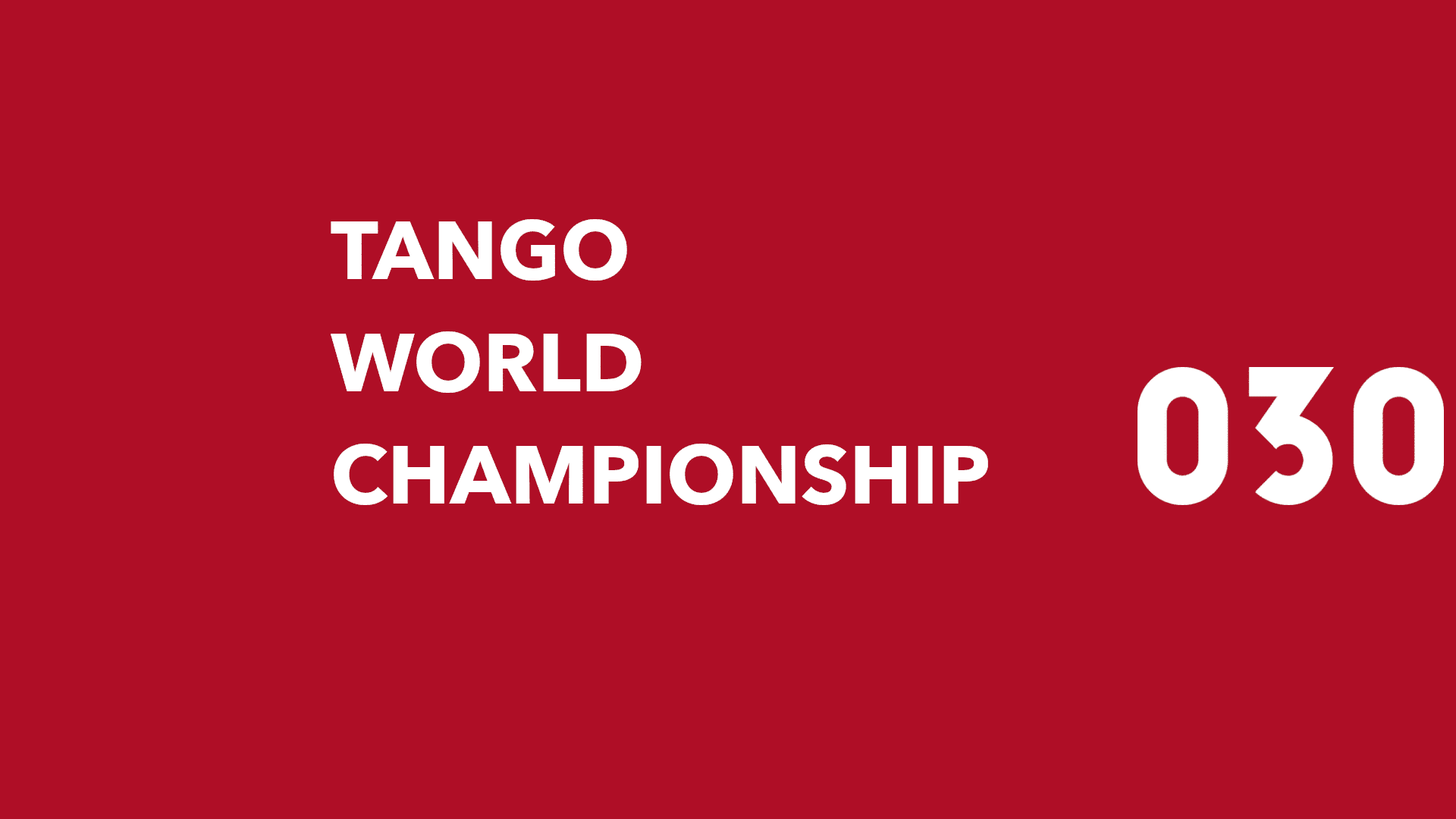 Tango World Championship